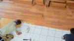 Pose de parquet sur carrelage - Bouc Bel Air