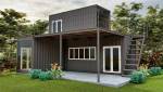 Une maison container en Indre-et-Loire.