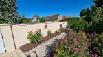 Le mur de clôture côté jardin