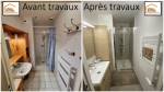 Seconde salle de bain avant et après travaux (Brunoy 91800)