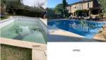 Rénovation de piscine avant-après - Rochefort 17