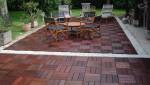 Terrasse en caillebottis