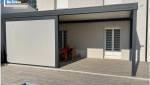 Vue extérieur pergola bioclimatique