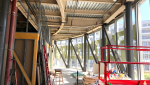 Photo pendant travaux globale de l'espace à aménager 2