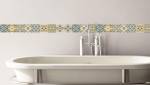 Frise sticker pour salle de bain