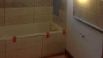 Salle de bain en travaux
