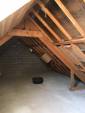 Charpente apparente avant travaux de rénovation et d'aménagement - Nantes 44