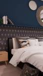 Papier-peint panoramique à motifs géométriques dans une chambre - Bouc-Bel-Air-13