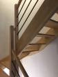 Remplacement d'escalier intérieur - nouvel escalier en bois de hêtre - Nantes 44