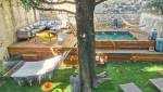 Aménagement contours de piscine avec espace détente et hamac - Bouc-Bel-Air 13