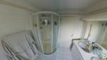 Vue sur l'ancienne cabine de douche
