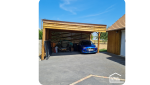 Création d'un carport en bois 