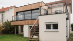 Surélévation de 20 m² aux Sorinières en Loire-Atlantique et création d'un toit terrasse