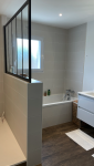 Création et rénovation de deux salles de bains à Vertou