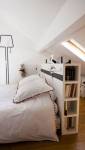 Aménager une chambre mansardée avec lit central - Rochefort 17