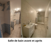 Travaux salle de bain avant et après Beaurains