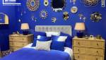 Ambiance chambre bleu Maison & Objet 2023