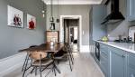 Cuisine bleue grise