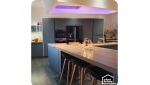 Installation d'une grande cuisine aménagée - Hocquigny 50320