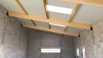 Vue intérieur d'une construction en BETOTHERM