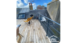 Garde corps sur une terrasse 