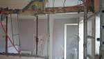 Ouverture du mur cuisine-salon - Travaux en cours
