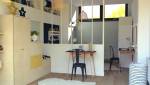 Chambre enfants avec verrière en sous-sol