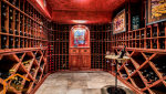 cave à vin luxe rouge