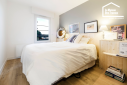 2ème chambre avec tête de lit sur mesure