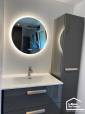 Miroir éclairé rénovation de salle de bain Damgan