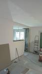 Finitions ouverture du mur - Travaux en cours