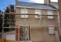 Sablage complet de la maison et reprise des fissures