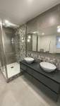 Rénovation salle de bain - douche et double vasque 