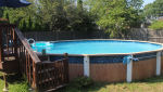 Piscine hors-sol en bois