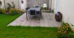 terrasse béton imprimé 1 an après la réalisation