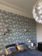 Pose de papier-peint dans la chambre - Nantes 44