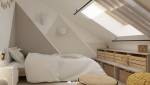 Aménager une chambre mansardée avec grande fenêtre de toit - Rochefort 17