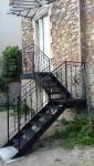 Bien choisir son escalier extérieur en fer forgé - Le Raincy 93