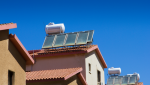 Panneau solaire incliné