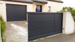 Fourniture et pose d'un portail coulissant aluminium