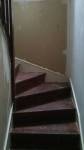 Dépose des moquettes et décapage de l'escalier
