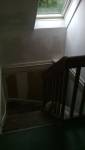 Préparation de l'escalier