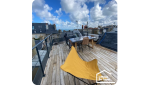Terrasse en bois installée 