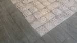 Intégration carreaux de ciment espace cuisine mix match dalles grès cérame du plain-pied - Aubagne - 13400 -