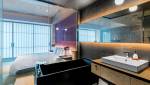 Suite parentale avec salle de bain bois et pierre