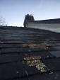 Toiture en ardoises naturelles avant rénovation - Nantes 44