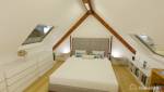 Réalisation HomeByMe d'une chambre mansardée