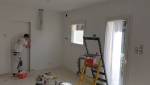 Travaux de peinture dans le cadre de la rénovation de cuisine à Bourgbarré