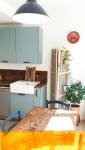 Cuisine ouverte après retrait de cloison entre cuisine et salle de séjour appartement -Cergy-le-Haut (95800)