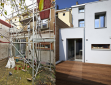 Avant et après extension de maison à Soufflenheim